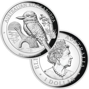 1oz 2019 Australian Kookaburra High Relief Silver Proof Coin