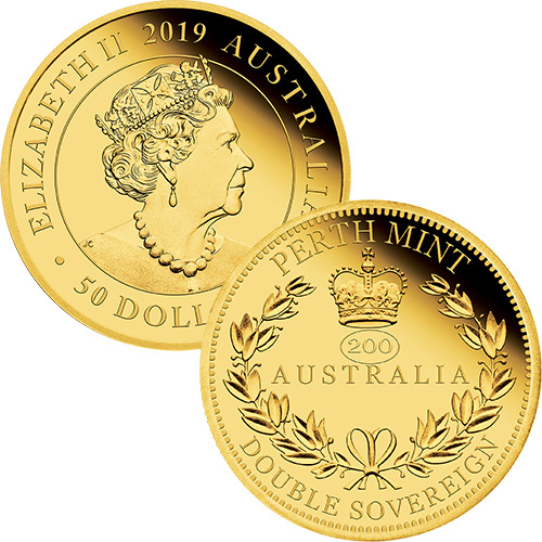 2019 Australia Double Sovereign Proof Coin