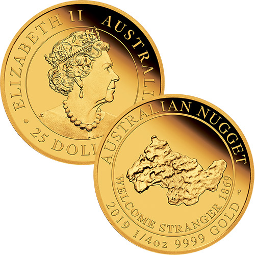 1/4oz 2019 Welcome Stranger Gold Proof Coin