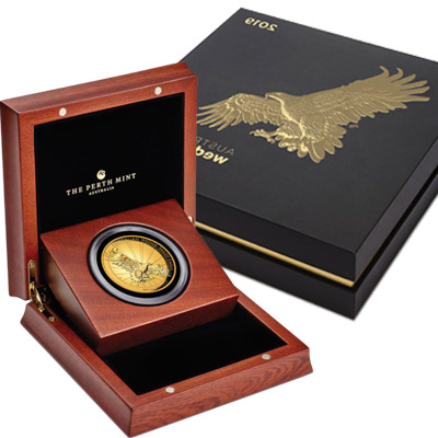 5oz 2019 Australian Wedge-Tailed Eagle High Relief Gold Proof Coin